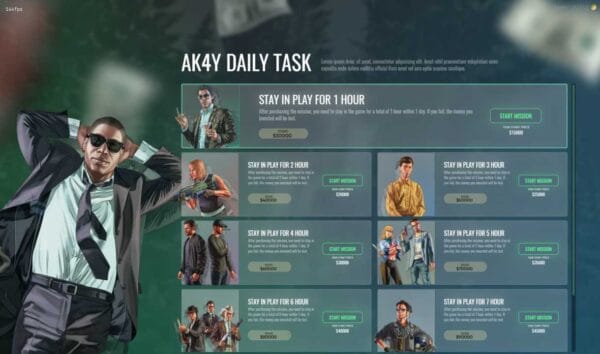 Unlock daily rewards on your FiveM server – an enticing feature for players. Enhance engagement with a dynamic daily rewards system.