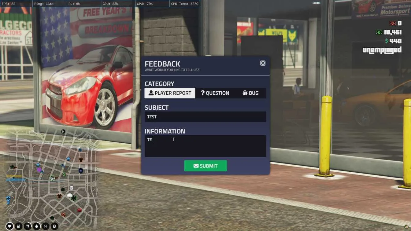 Effortlessly manage and enhance your FiveM server with ESX Advance okok reports fivem v2. Streamline admin tasks, reporting, and script management.
