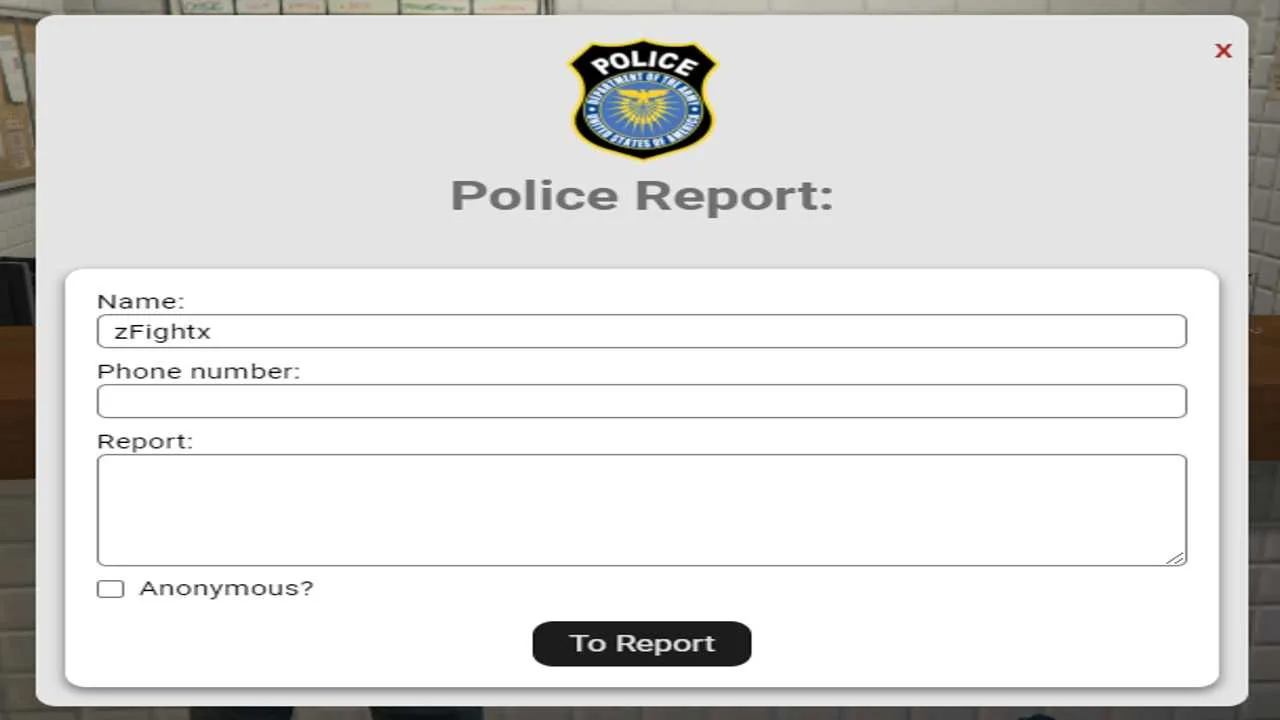 Efficiently manage incidents with ESX Police Report script on your Fivem server. Streamline reporting process for police department. Contact us now!