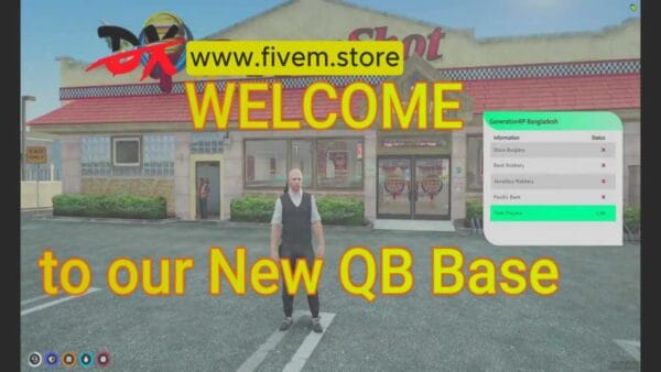 Dominate virtual realms with QB Server for FiveM! Unleash gaming power and customize your Qbcore experience. Elevate your play with the gaming companion.