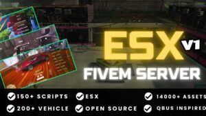 Fivem experience with our high-performance ESX server. Secure your download now for unparalleled features and an immersive multiplayer journey!