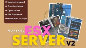 Explore immersive roleplay on a fully modified ESX NoPixel server. Experience unique features, inventory systems, and the ultimate gaming adventure.