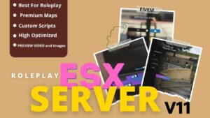 Instantly deploy a GTA V role-playing experience with our fivem premade esx server. Simplify setup, customize, and elevate your FiveM server effortlessly.