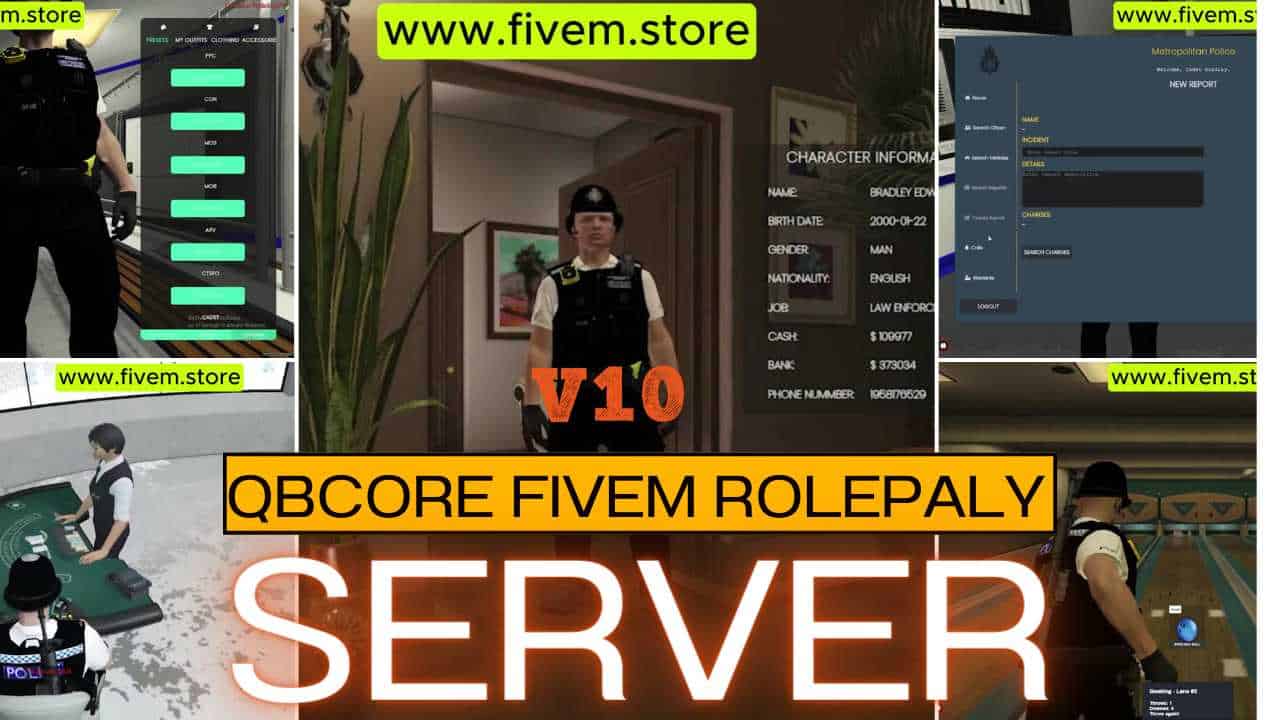 QBCore Server Files Advance FiveM Experience With Qbus FiveM Store