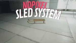 The NoPixel Sled System in FiveM allows you to bring the pleasure of sledding to the virtual slopes of NoPixel, allowing you to experience the excitement