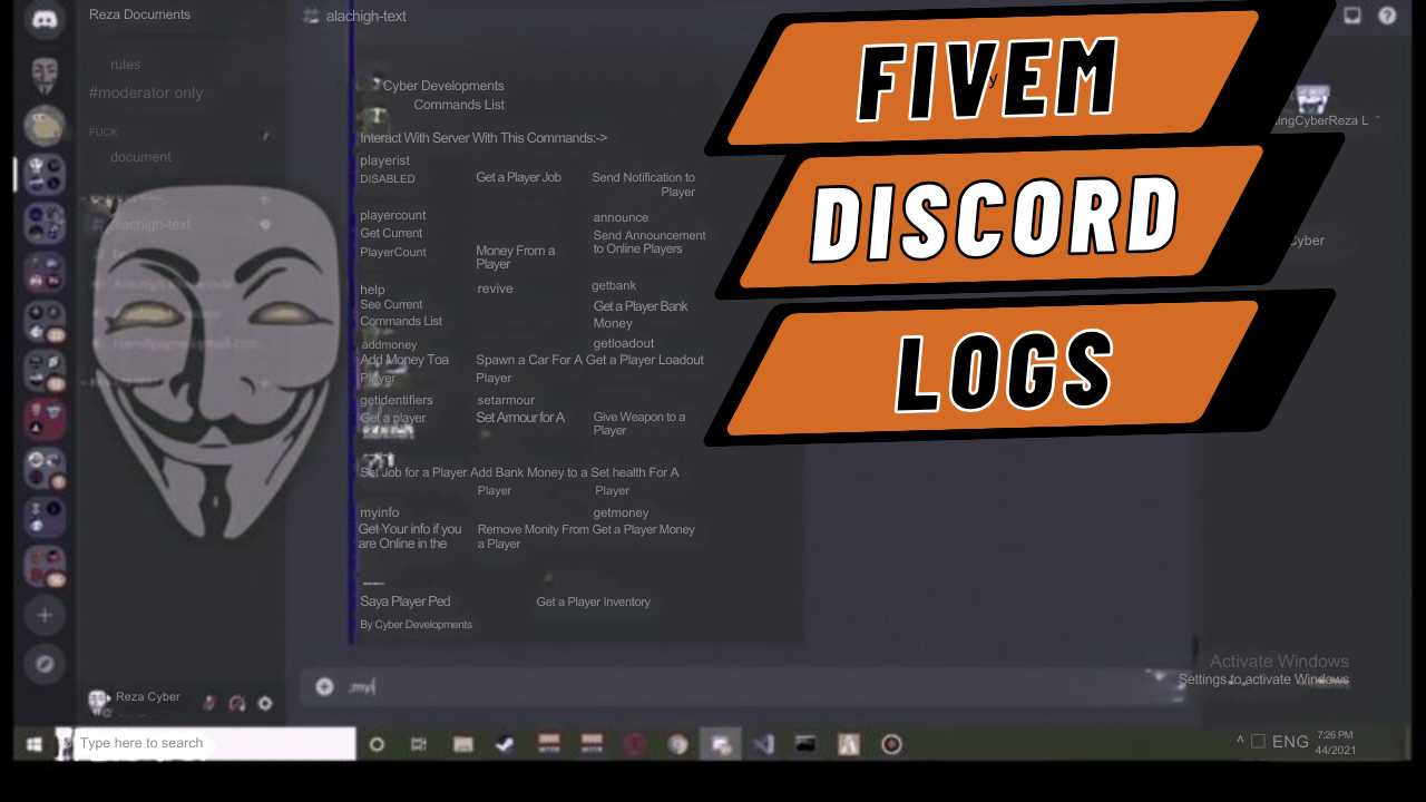 fivem discord logs FiveM Store