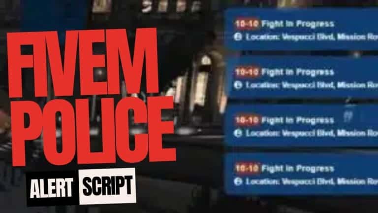 fivem police alert script - FiveM Store