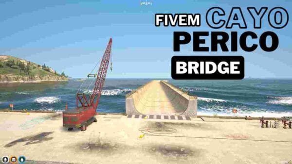 Explore Cayo Bridge in FiveM with unique locations like Cayo Perico, Jim Bridge, and more. Enhance your experience with custom loading screens.