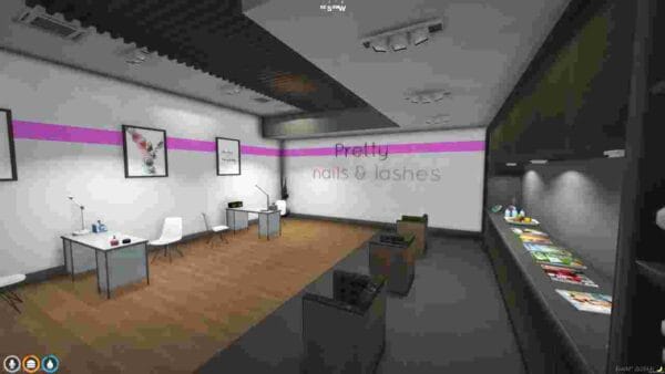 Experience luxury at our custom Fivem Nail Salon MLO . Explore virtual nail art studios and roleplay in our manicure paradise.