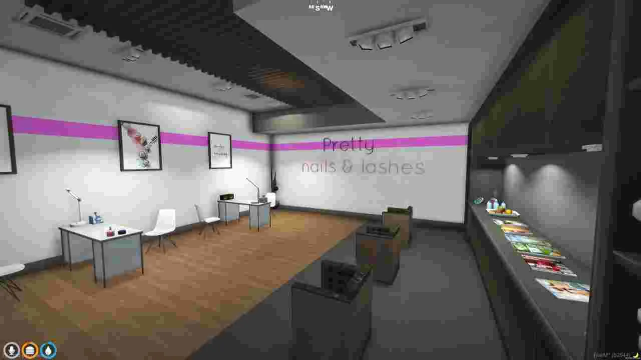 Experience luxury at our custom Fivem Nail Salon MLO . Explore virtual nail art studios and roleplay in our manicure paradise.