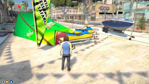 Experience the thrill of MPH jump fivem in Fivem with car HUD integration. Earn cash on ex and exserver servers. Join the fun!
