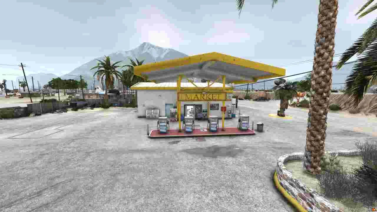 Discover immersive Sandy Shores Gas Station MLO experiences with scripts, MLO designs, and simulators. Own your player-operated station with unique props
