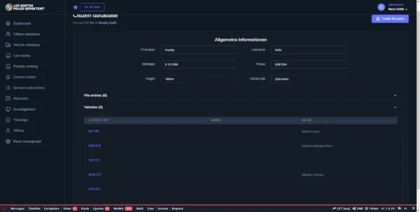 Fivem Police MDT System V9 – Image 4