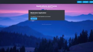Fivem Roleplay Application Forms Website