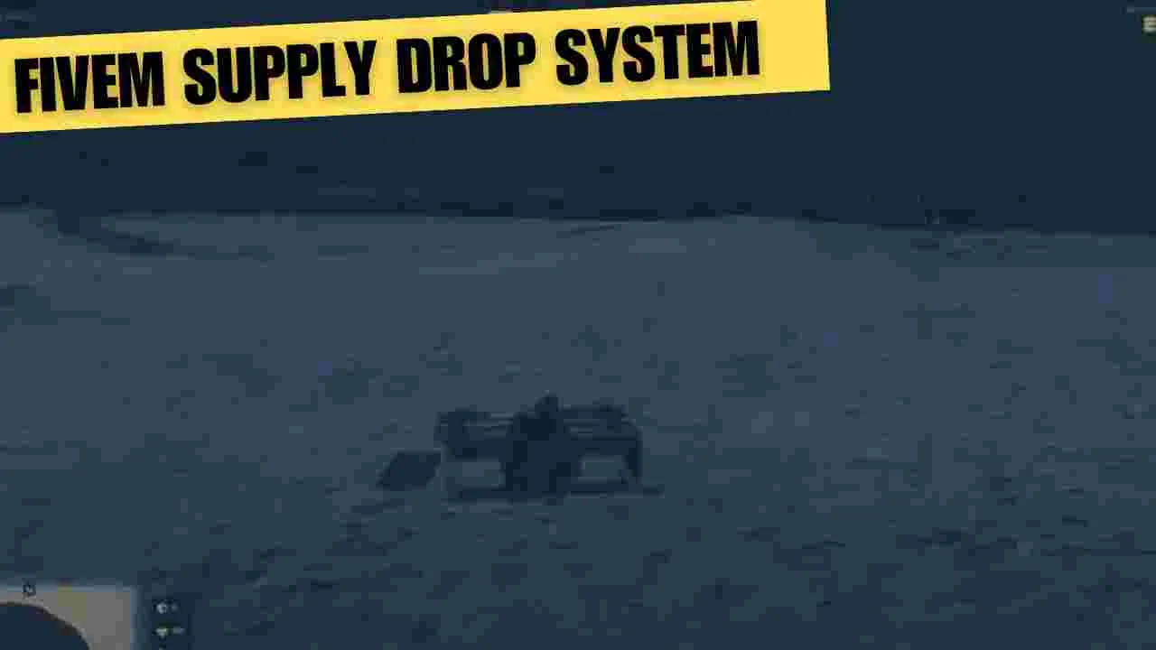 Fivem Supply Drop System offers players an exhilarating opportunity to experience the thrill of aerial delivery missions in GTA V, adding a dynamic