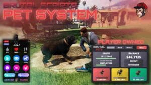 This Fivem Pets system+K9 is compatible with every role play server, since you have to take care of your dog. With the K9 dog the cops can play