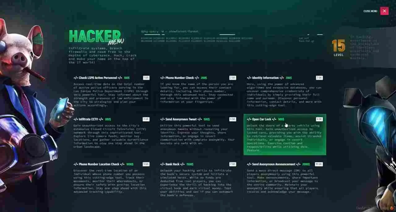 Fivem Realistic Hacker Menu - Image 3