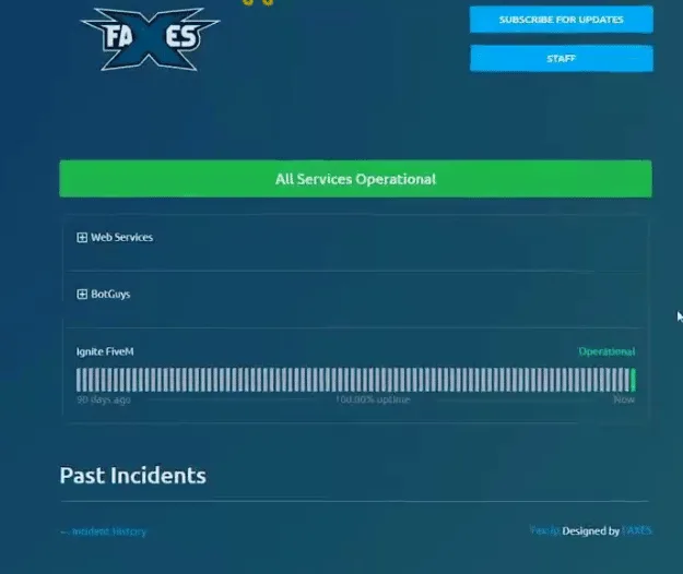 The Fivem Website Automated Status Uptime system is a game-changer for Fivem server administrators and players. With its real-time monitoring,