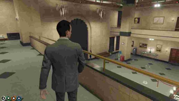 Fivem Cityhall MLO is an essential destination for any Fivem player interested in civic and governmental role-play. Its majestic architecture