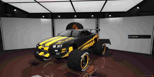 The FiveM Nissan Skyline R34 Monster Car is a vehicle that stands out for all the right reasons. Its unique design, coupled with its impressive performance