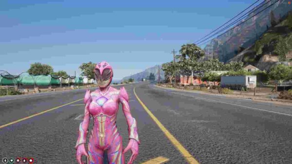 The Pink Rangers Ped is a popular and engaging addition to FiveM, allowing players to experience GTA V through the lens of a classic superhero character