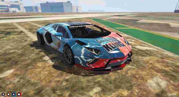 Join the battle with the Fivem Lamborghini Aventador Godzilla vs Kong mod. Experience epic speed and thrilling design inspired by the legendary movie