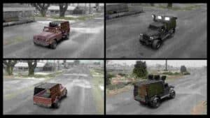 Inspired by Menyoo's vehicle mod, I made four cars: two off-road vehicles and two without seats. I transformed two automobiles into transport vehicles by adding 10 and 20 seats, respectively. Although this is more of a proof-of-concept than anything else, I choose to do without Menyoo and rebuild the vehicles in my own style. Standalone.