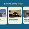 The FiveM Army Pack is designed to enhance your server with a collection of military vehicles, weapons, and gear, allowing players to engage in realistic military operations. From heavy-duty tanks to advanced helicopters, this pack provides everything needed to transform your server into a battleground.