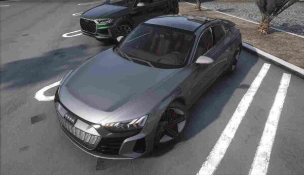 Experience the Fivem Audi e-tron GT's electric power and sleek design. Explore its cutting-edge features and performance in this thrilling game mod