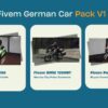 Enhance your Fivem experience with German Car Pack V1. Drive legendary German cars and bring realism and style to your virtual streets.