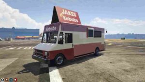 Jake's Kebab Van is a vibrant addition to the Fivem world, bringing delicious street food to life. Known for its enticing aromas and tasty offerings, this van is a must-visit for players looking to indulge in culinary delights.