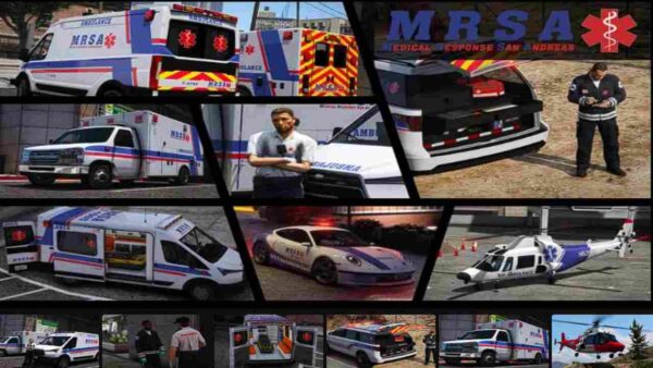 Upgrade your FiveM server with the Medical Response Pack, featuring realistic ambulances, medical tools, and customization options for immersive