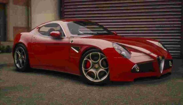 Discover the 2007 Fivem Alfa Romeo 8C Competizione—classic design, power, and elegance combined for an unforgettable ride.