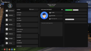 Fivem police Mobile Data Terminal system