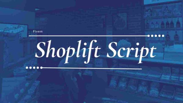 Welcome to shoplift where you can steal products from the store. We have made our very own interaction ui for this. When stealing it makes a police notification “this is configurable”