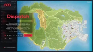 FiveM police and ambulance control panel showing unit list and MDT features